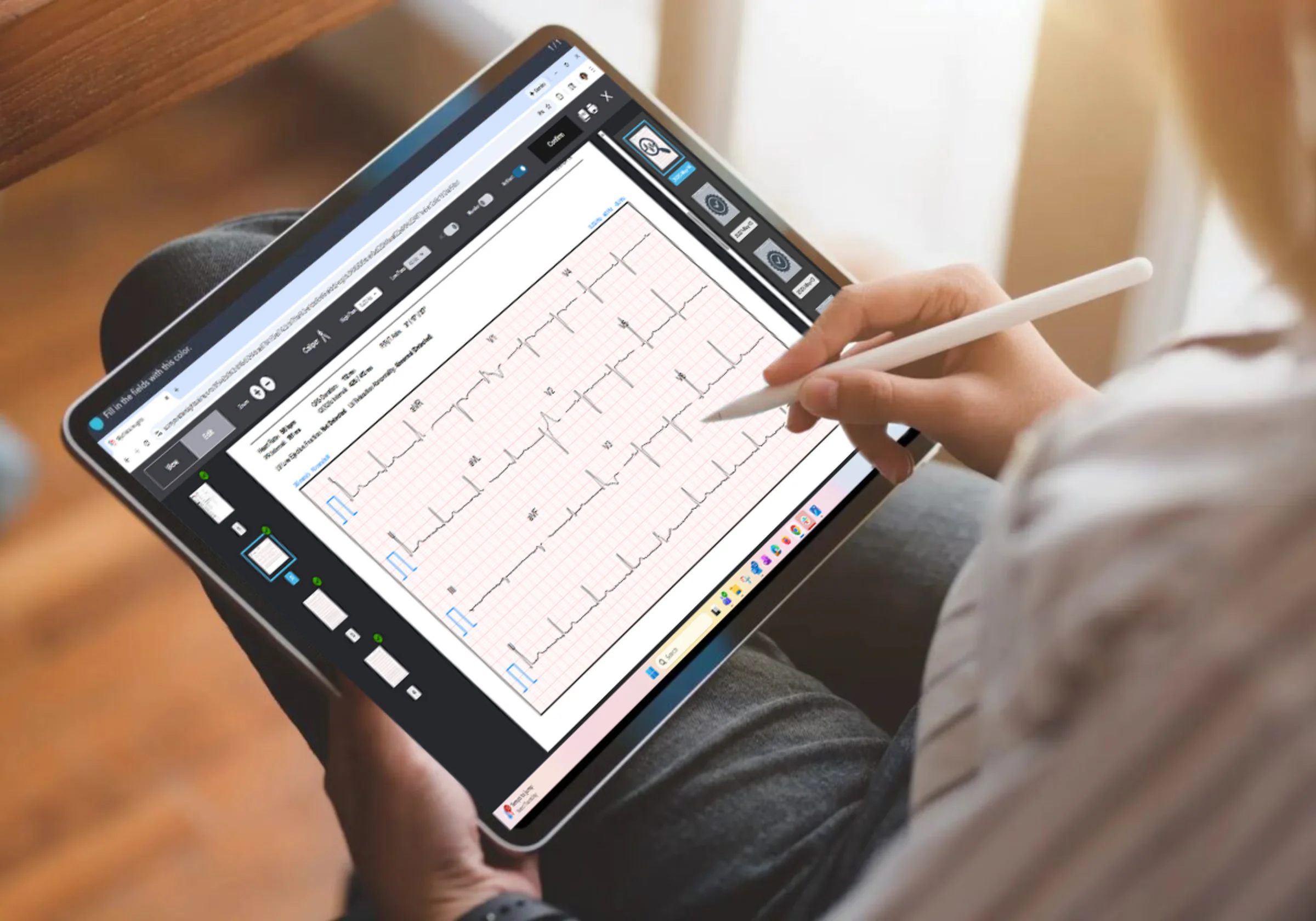 MyoVista® Insights™ Platform - AI-ECG Analysis Dashboard